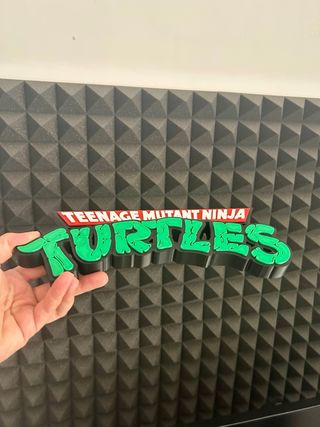 NINJA TURTLES - Logo 3D multicolor (30 cm)