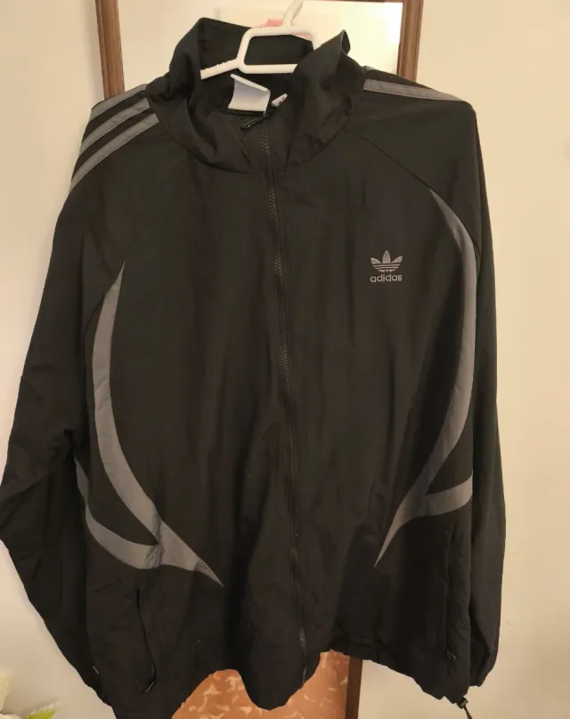 Chaqueta Adidas Cortavientos Negra