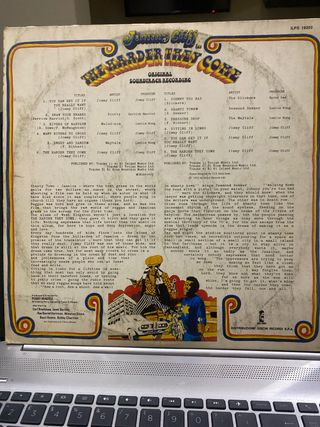 Jimmy Cliff The Harder They Come Vinile