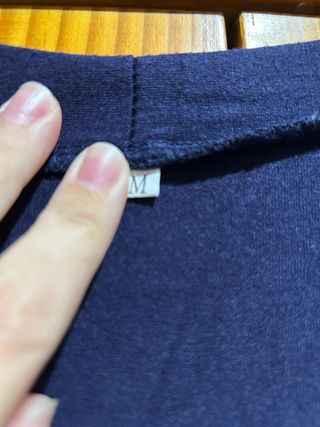 Camisón azul con botones