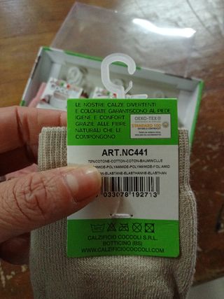 Set 6 paia calzini tg 1