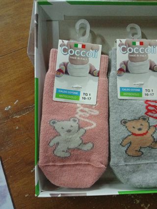Set 6 paia calzini tg 1