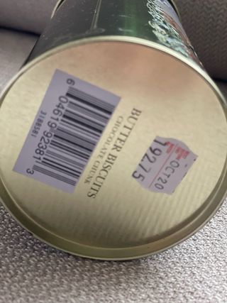 Caja de latón Harrods Butter Biscuits