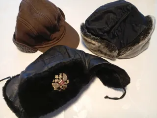 Tre cappelli invernali uomo