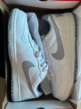 Zapatillas Nike Dunk Low Gris Blanco