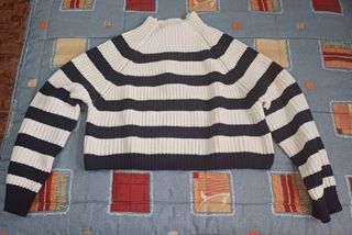 Jersey crop rayas Bershka Talla XS