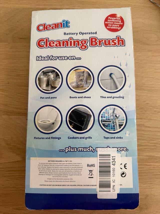 Cepillo Eléctrico Limpieza Cleanit 4 Cabezales