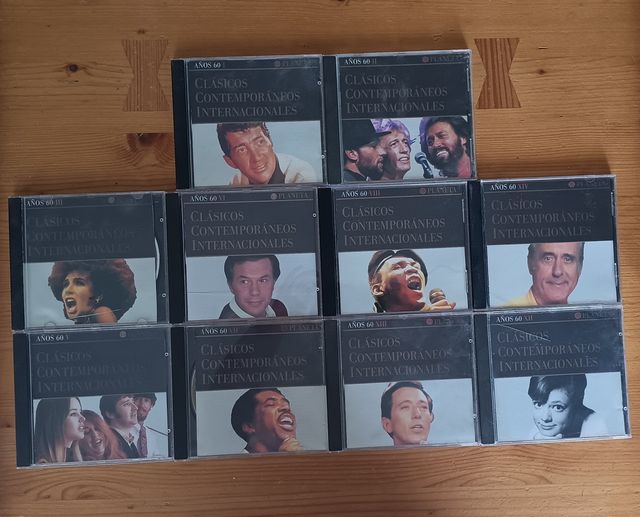 Lote de 22 CDs Años 50, 60, 70, 80 y 90