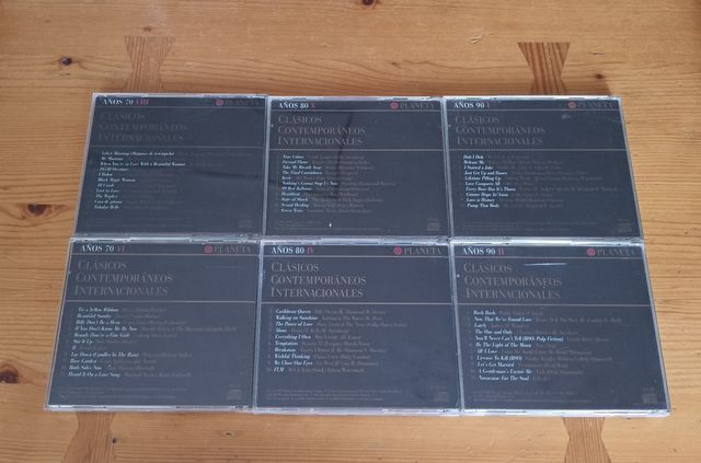 Lote de 22 CDs Años 50, 60, 70, 80 y 90