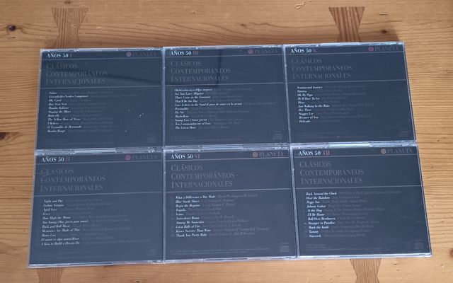 Lote de 22 CDs Años 50, 60, 70, 80 y 90