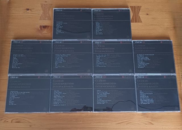 Lote de 22 CDs Años 50, 60, 70, 80 y 90