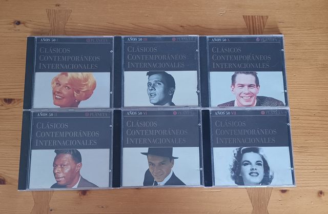 Lote de 22 CDs Años 50, 60, 70, 80 y 90