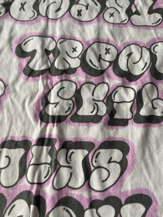 Camiseta manga larga estampada