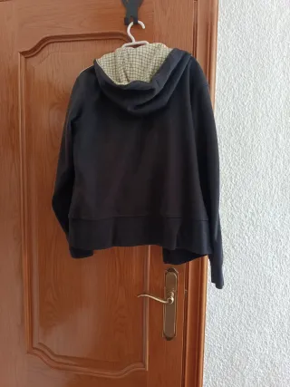 Chándal algodón señora negro y amarillo