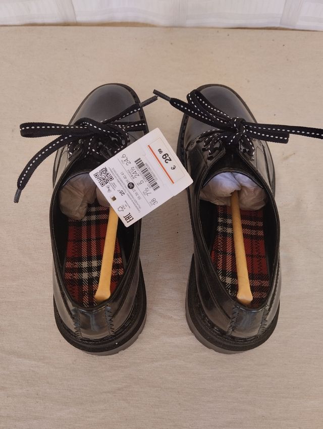 Zapatos negros chica talla 38