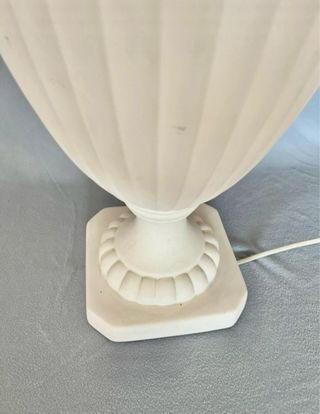 Lampada da salotto rosa e bianca