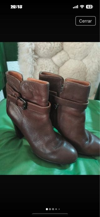 Botines Uterqüe Marrones Talla 39