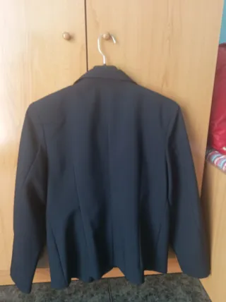 Americana mujer azul marino