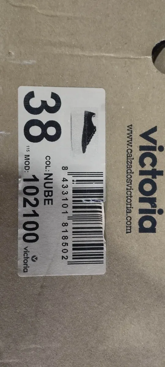 Zapatillas Victoria Talla 38