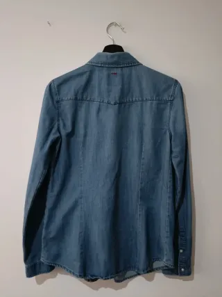 Camicia in denim Pull & Bear da donna