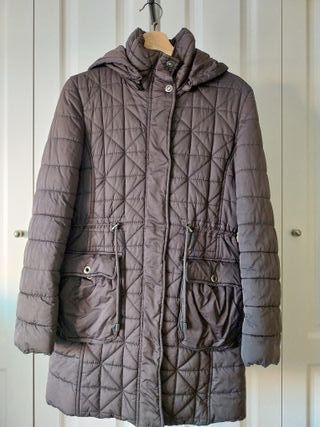 Plumas mujer marrón,