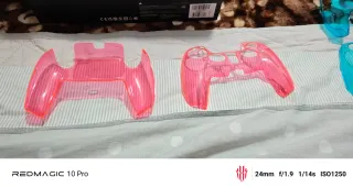 Funda Mando PS5 Plástico Rosa y azul
