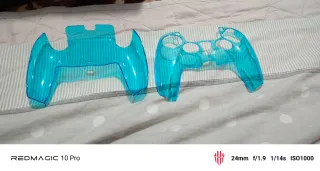 Funda Mando PS5 Plástico Rosa y azul