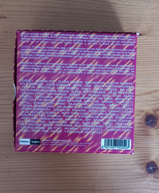 Lote 12 CDs Dance del siglo. Edición limitada.