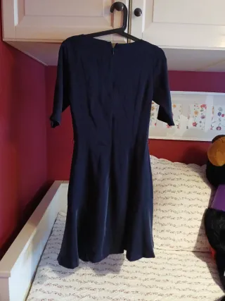 Vestido Zara azul marinoTalla xs