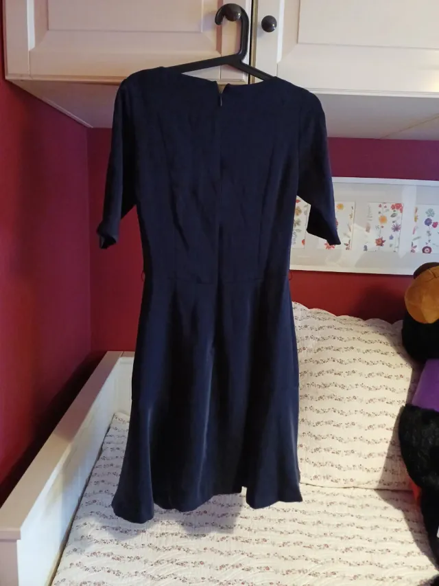 Vestido Zara azul marinoTalla xs