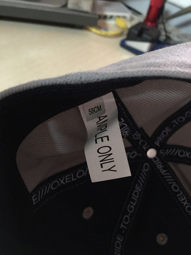 Boné Oxelo Cinza Tamanho 58 cm