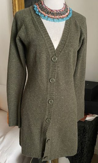 Collar babero tejido bohemio con cuentas