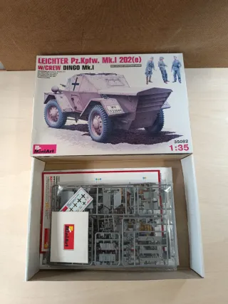 Maqueta Miniart 1/35 Leichter Pz.Kpfw. Mk.I 202(e)