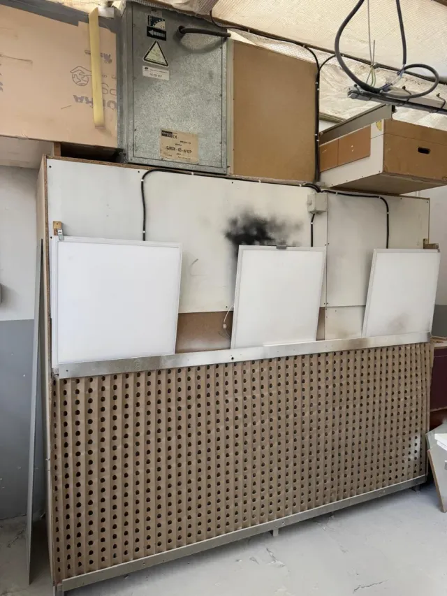 Cabina de pintura profesional