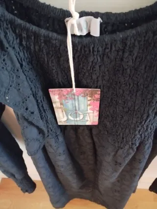 Vestido negro calado NUEVO,con etiqueta.