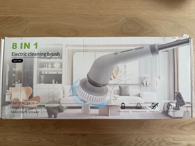 Cepillo Eléctrico Limpieza 8 en 1 SXT-160