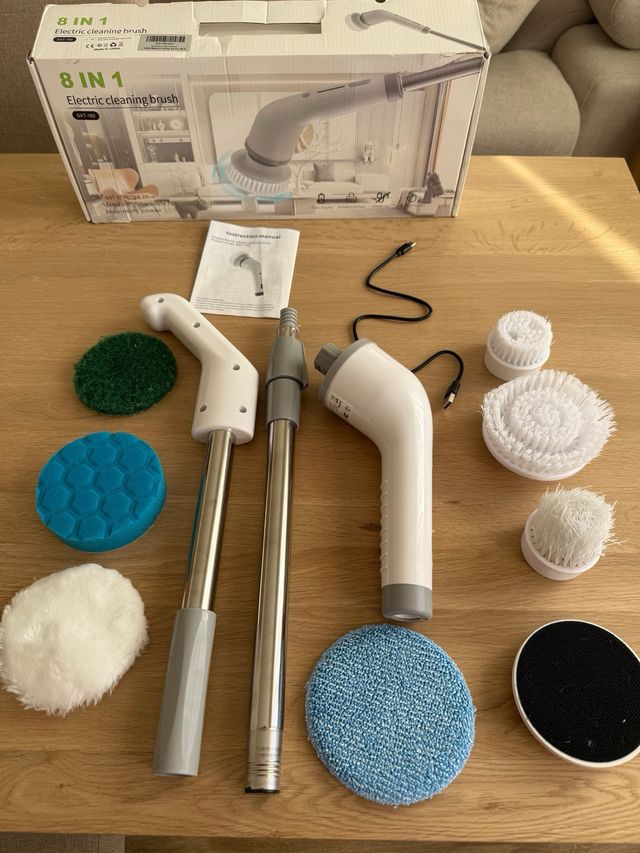 Cepillo Eléctrico Limpieza 8 en 1 SXT-160