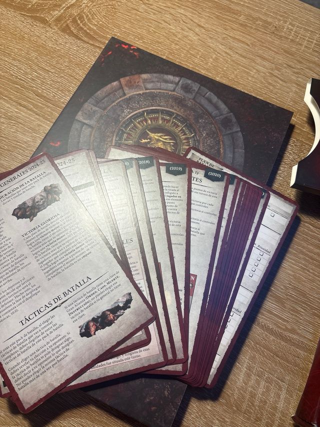 ESP Suplemento AoS: Tablero y Cartas