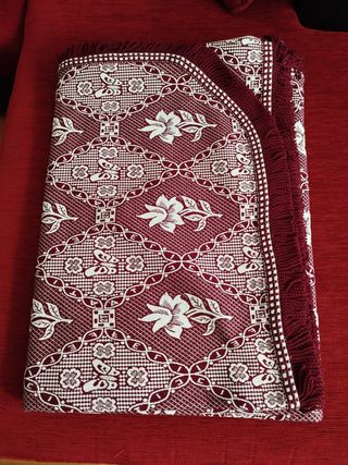 Copriletto matrimoniale artigianale