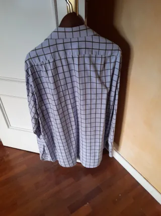 Camisa Carolina Herrera Hombre Azul/Marrón