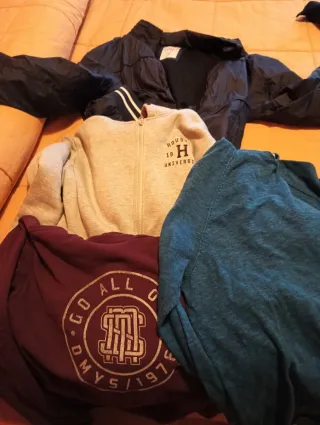 Lote Ropa: Chaqueta, Sudadera y Jersey