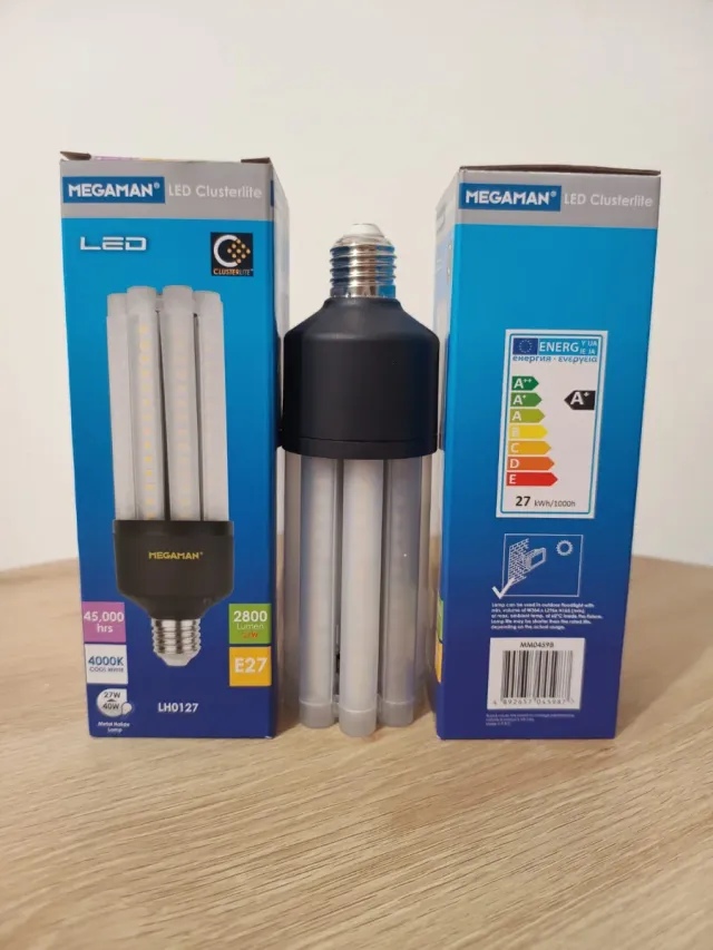 MEGAMAN E27 LH0127 27W 2800LM 40000k A+REF:MM04598