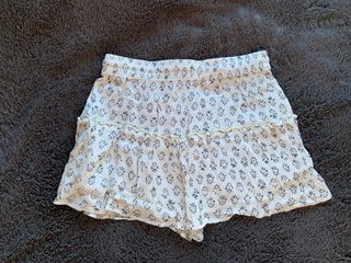 Falda pantalón corta estampada