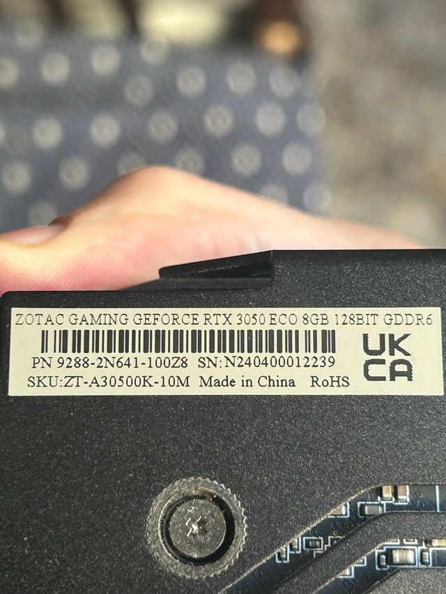 Zotac RTX 3050 8GB 