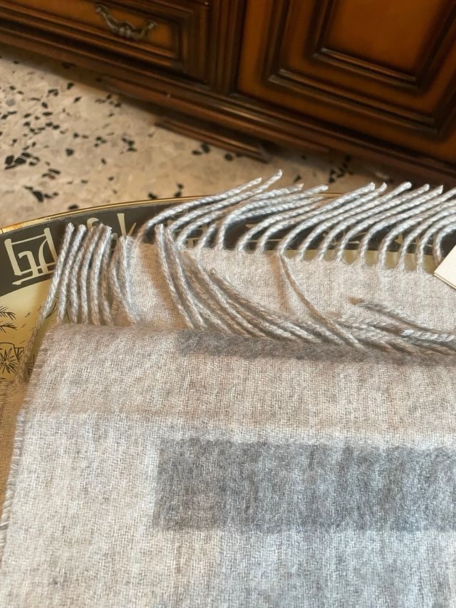 Sciarpa Jacquemus Grigia Logo