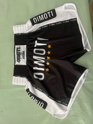 Pantalones de Boxeo OIMOTI Negros y Blancos