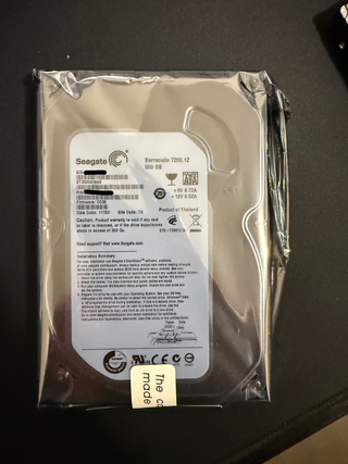 Hard Disk Seagate Barracuda 500GB 3.5