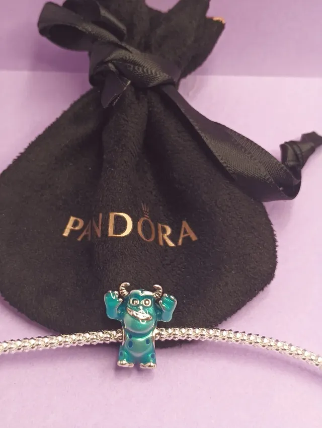 Charm Pandora Sully Monstruos S.A. Teal
