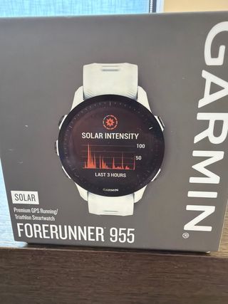 Reloj Garmin Forerunner 955 Solar Blanco