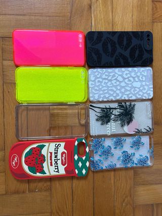 Confezione da 8 custodie per iPhone 7/8 Plus